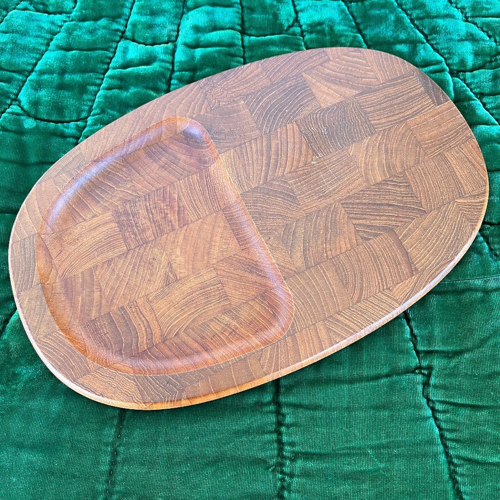 VTG Teak Cheese & Charcuterie Cutting Board DANSK Jens Quistgaard ~1960s